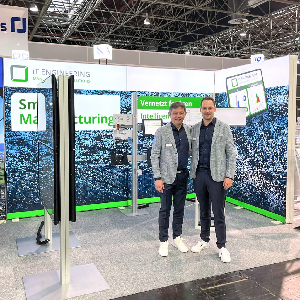 Messestand der iT Engineering Manufacturing Solutions auf der wire 2022 Messestand der iT Engineering Manufacturing Solutions auf der wire 2022