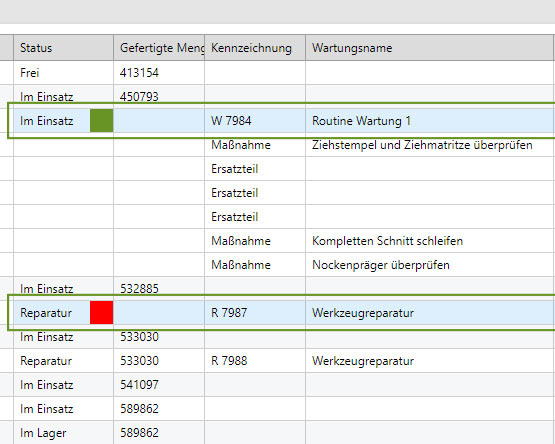 Digitale Lebenslaufkarte
