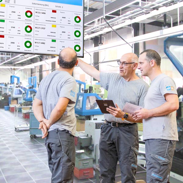 Dashboards für die Produktion mit Echtzeitinformationen auf dem Shopfloor Echtzeit-Informationen auf dem Shopfloor