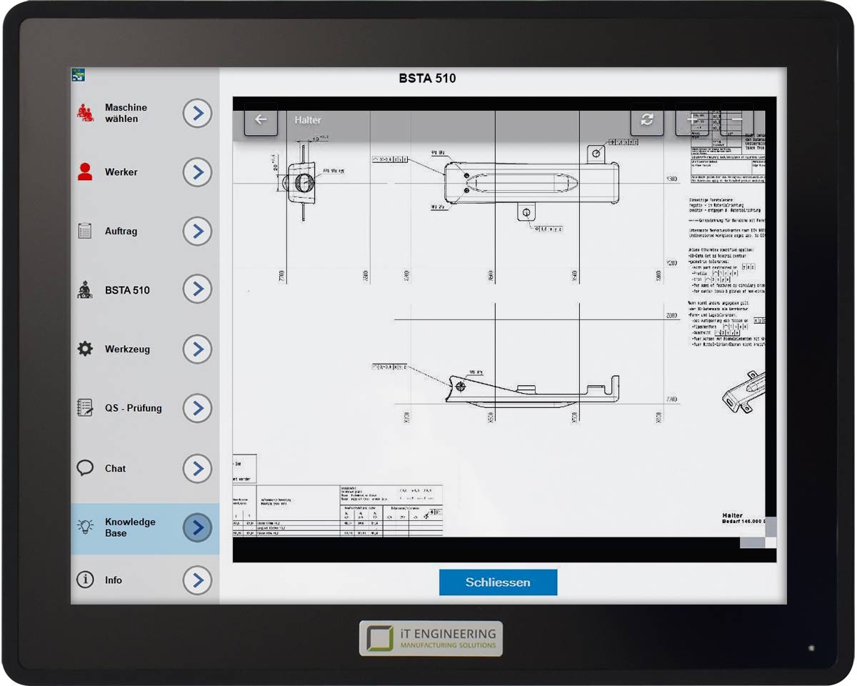 Auftragsdokumente anzeigen