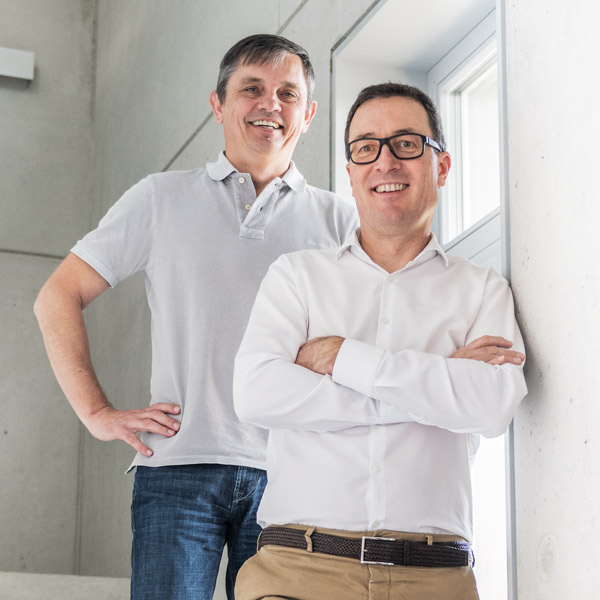 Geschäftsführer Harald Kimmerle und Wolfram Schäfer Geschäftsführer der iT Engineering Manufacturing Solutions - Harald Kimmerle und Wolfram Schäfer