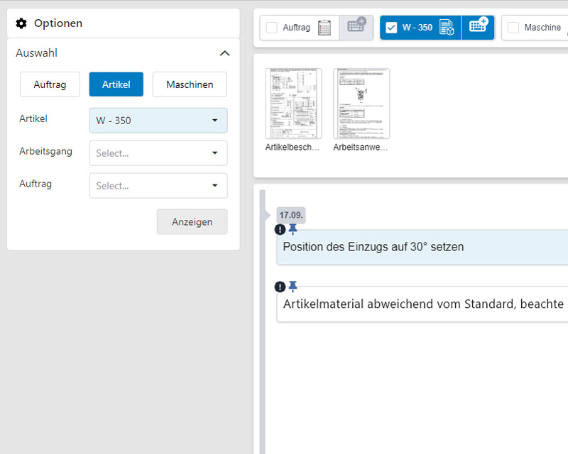 Informationen im Portal aufrufen