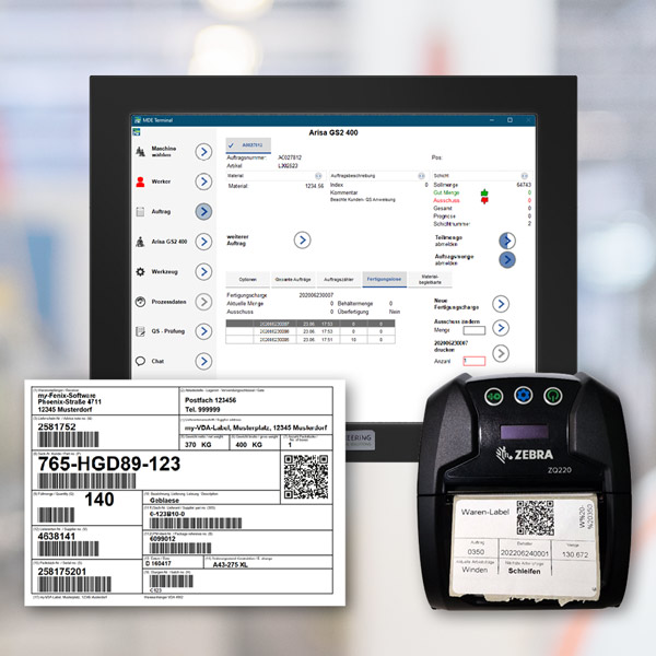 Warenbegleitschein direkt an der Maschine ausdrucken Warenbegleitschein direkt an der Maschine ausdrucken