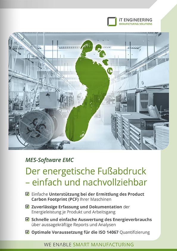 Flyer CO2-Fußabdruck einfach und nachvollziehbar