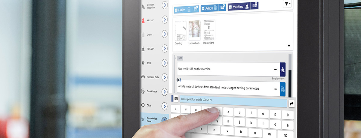 Create valuable knowledge by adding information directly on the shopfloor Create valuable knowledge by adding information directly on the shopfloor