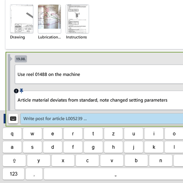 Paperless manufacturing through efficient provisioning and additions Paperless manufacturing through efficient provisioning and additions