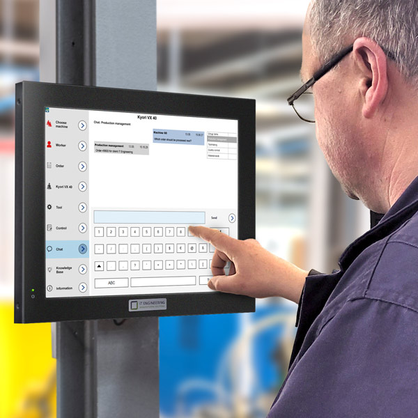 Easier communication via shopfloor chat