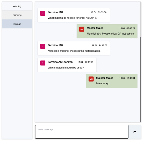 EMC Chat in the portal EMC Chat in the portal