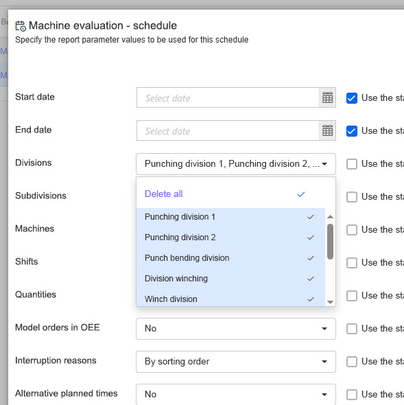Define parameters Define parameters