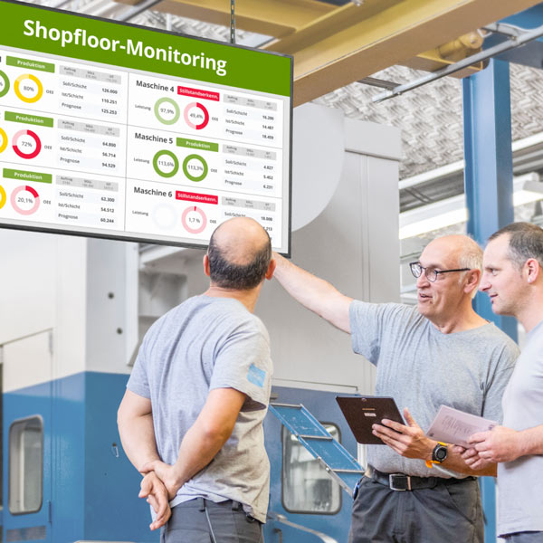 Shopfloor Monitoring mit Dashboards